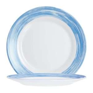 Arcoroc Brush Plates Blue 252mm (12 Pack) 5 jk543 npi25 5