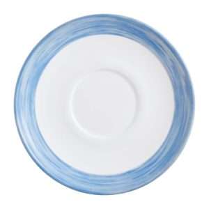 Arcoroc Brush Saucers Blue 140mm (48 Pack)