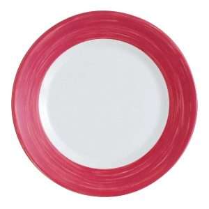 Arcoroc Brush Soup Plates Cherry Red 225mm (12 Pack)