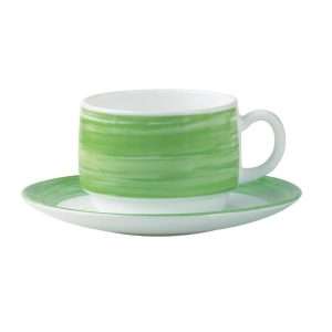 Arcoroc Brush Cups Green 190ml (48 Pack)