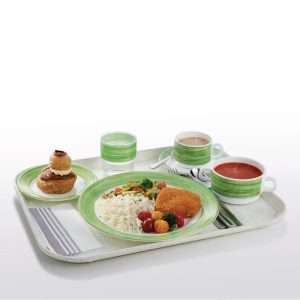 Arcoroc Brush Dessert Plates Green 195mm (12 Pack) 4 jk559 npi25 2