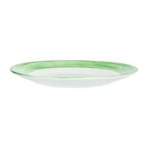 Arcoroc Brush Dessert Plates Green 195mm (12 Pack) 5 jk559 npi25 5