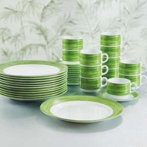 Arcoroc Brush Dessert Plates Green 195mm (12 Pack) 6 jk559 npi25 6