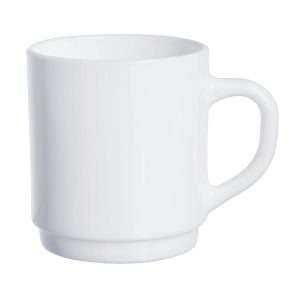 Luminarc Bock Stackable Mugs White 290ml (36 Pack)
