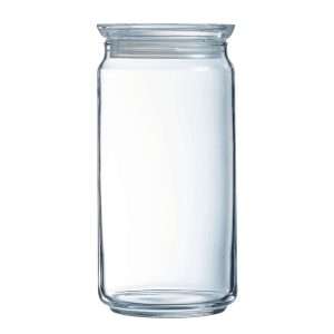 Luminarc Pure Jars with Glasses Lids 1.5Ltr (6 Pack)