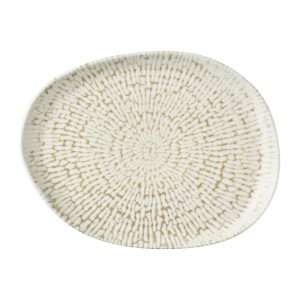 Churchill Cascade Natural Oblong Plates Taupe 260x200mm (6 Pack)