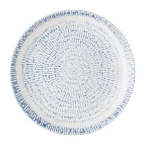 Churchill Cascade Coupe Plates Indigo 217mm (12 Pack)