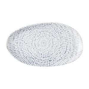 Churchill Cascade Natural Oblong Plates Indigo 260x150mm (6 Pack)