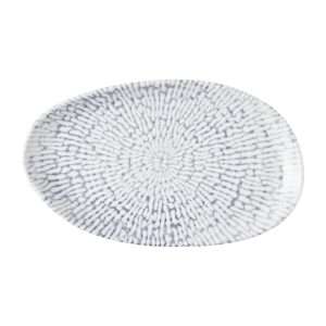 Churchill Cascade Natural Oblong Plates Indigo 220x130mm (6 Pack)