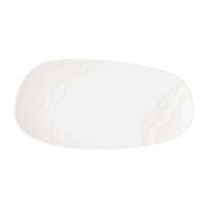 Churchill Tide Organic Oblong Plates White Opal 300x150mm (12 Pack)