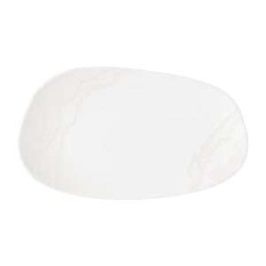 Churchill Tide Organic Oblong Plates White Opal 260x150mm (12 Pack)