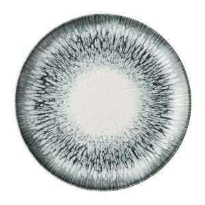 Churchill Inked Lume Coupe Plates Black 288mm (12 Pack)