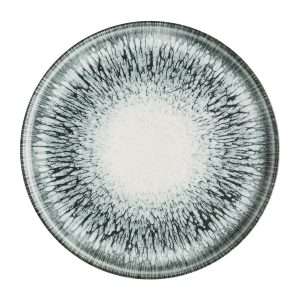 Churchill Inked Lumé Walled Plates Black 260mm (6 Pack)