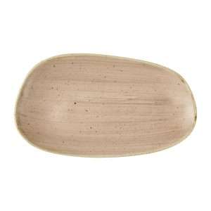 Churchill Stonecast Opal Oblong Plates Truffle 260x150mm (12 Pack)