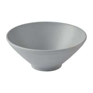 Churchill Emerge Melamine Rippled Small Bowl Seattle Grey 200mm (6 Pack)
