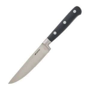 Comas Steak Knives Black Handles 258mm (6 Pack)