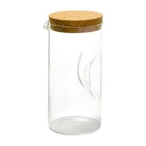 Comas Glass Jar with Cork Lid 1.2Ltr