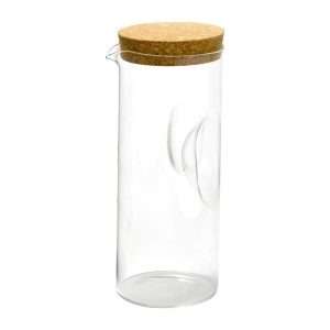 Comas Glass Jar with Cork Lid 1.8Ltr