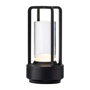Utopia Cuba LED Cordless Table Lamps Black 175mm (6 Pack)