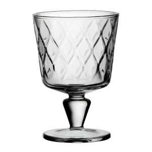 Pasabahce Leafy Goblet Glasses 270ml (24 Pack)