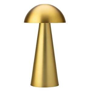 Utopia Grenada LED Cordless Table Lamps Gold 225mm (6 Pack)