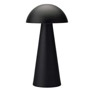 Utopia Grenada LED Cordless Table Lamps Black 225mm (6 Pack)