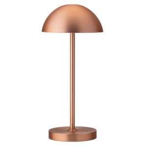Utopia Tonga LED Cordless Table Lamps Brushed Copper 260mm (6 Pack)
