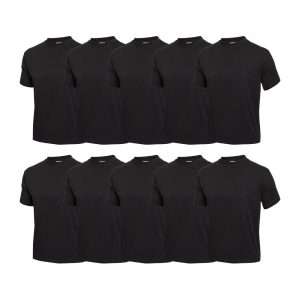 Nisbets Essentials T-Shirts Black Medium (10 Pack)