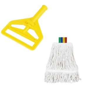 Jantex Connect Wide Kentucky Cotton Mop Head Yellow 400g