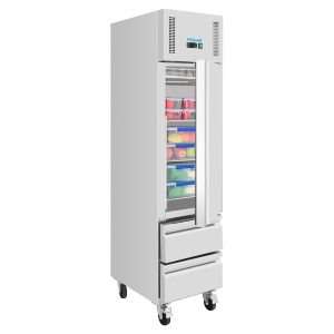 Polar U-Series Single Door & 2 Drawer Slimline GN Cabinet Refrigerator 5 ua112 npi25 5