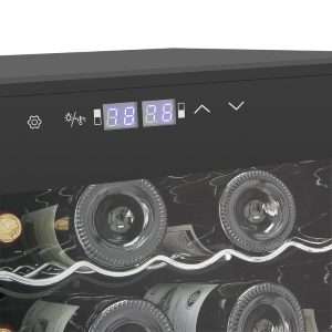 Nisbets Essentials Dual Zone Wine Cooler 80 Bottle 6 1539570