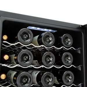 Nisbets Essentials Dual Zone Wine Cooler 80 Bottle 8 1539572