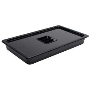 Vogue ABS Gastronorm Tray Black GN 1/1 65mm
