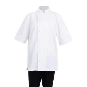 Southside Oakland Lyocell and Cotton Short Sleeve Chefs Jacket White Size XL 3 ba224 m upd26 12827
