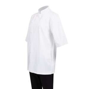Southside Oakland Lyocell and Cotton Short Sleeve Chefs Jacket White Size XL 4 ba224 m upd26 12828