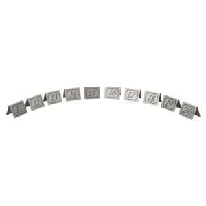 Beaumont Stainless Steel Table Numbers 11-20