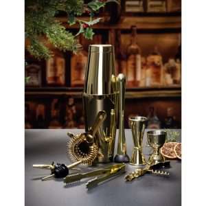 Beaumont Gold Plated Banded Jigger 25ml/35ml/50ml 2 dz780 dz797 upd24 2