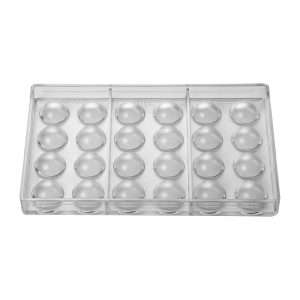 Pavoni 30x15mm Hemisphere Mould 275x175mm 3 hx542 npi24