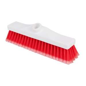 Jantex Soft Hygiene Broom Head Red 300mm 3 jb585 npi26 5150