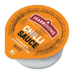 Harrisons Chilli Sauce Dip Pots 25g (100 Pack)