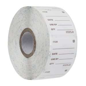 Hygiplas Removable Food Prep Labels 35x35mm (1000 Pack)