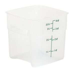 Cambro FreshPro PP CamSquare Container 3.8Ltr