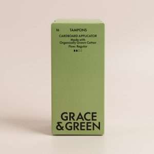 Grace & Green Organic Cotton Applicator Tampons, Regular (16 Pack) 2 jn480 npi26 2