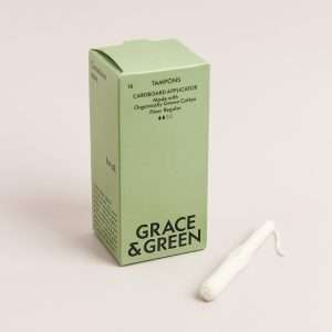Grace & Green Organic Cotton Applicator Tampons, Regular (16 Pack) 3 jn480 npi26 3