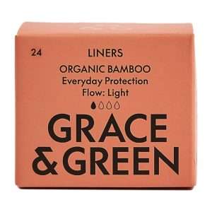 Grace & Green Organic Bamboo Liners (24 Pack)