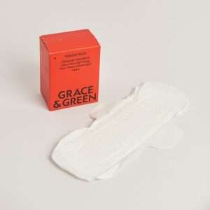 Grace & Green Organic Bamboo Period Pads, Heavy (8 Pack) 3 jn488 npi26 3