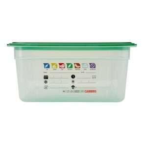 Cambro Safetrak IML Polypropylene Food Storage Container 1/1 GN 150mm 3 jn502 npi26 11