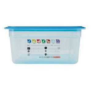 Cambro Safetrak IML Polypropylene Food Storage Container 1/1 GN 150mm 4 jn502 npi26 12