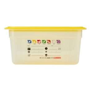 Cambro Safetrak IML Polypropylene Food Storage Container 1/1 GN 150mm 12 jn502 npi26 8