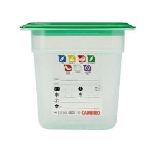 Cambro Safetrak IML Polypropylene Food Storage Container 1/4 GN 150mm 2 jn514 npi26 10